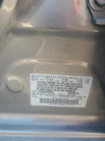 3N1CN7AP2HK403472 - 2017 NISSAN VERSA S Qəhvəyi foto 12