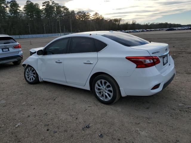 3N1AB7AP5JY310870 - 2018 NISSAN SENTRA S WHITE photo 2