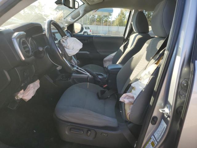 5TFAZ5CN2MX102668 - 2021 TOYOTA TACOMA DOUBLE CAB SILVER photo 7