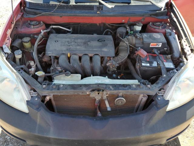 2T1KR32E33C036297 - 2003 TOYOTA COROLLA MA XR RED photo 11