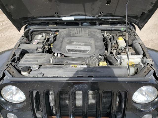 1C4BJWEG3FL714484 - 2015 JEEP WRANGLER U SAHARA BLACK photo 12