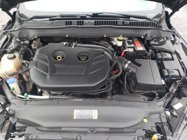 3FA6P0H90HR165752 - 2017 FORD FUSION SE BLACK photo 11