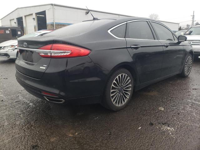 3FA6P0H90HR165752 - 2017 FORD FUSION SE BLACK photo 3