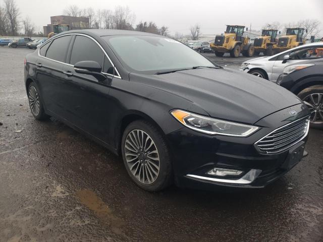 3FA6P0H90HR165752 - 2017 FORD FUSION SE BLACK photo 4