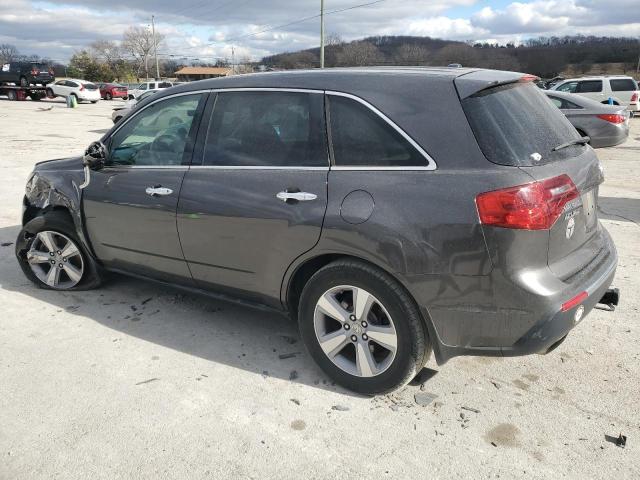 2HNYD2H34CH504790 - 2012 ACURA MDX TECHNOLOGY GRAY photo 2