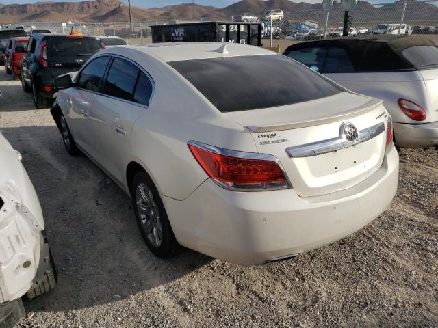 1G4GE5EDXBF398807 - 2011 BUICK LACROSSE CXS WHITE photo 2