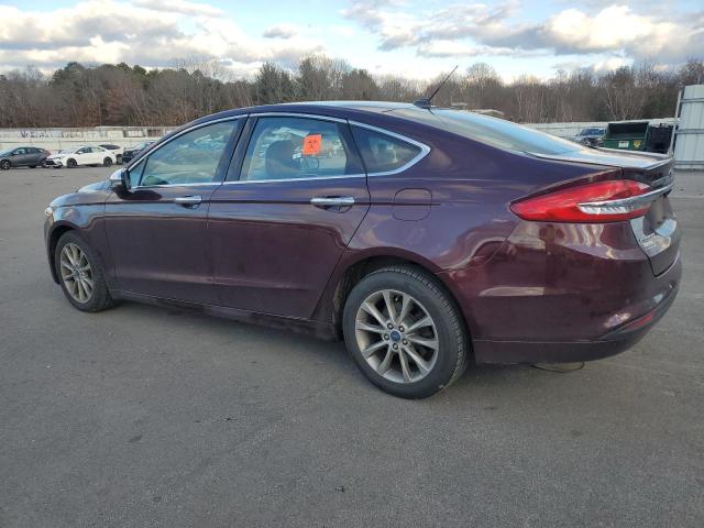 3FA6P0HD5HR188979 - 2017 FORD FUSION SE MAROON photo 2