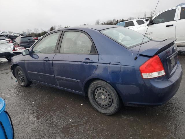 KNAFE121375453918 - 2007 KIA SPECTRA EX BLUE photo 2