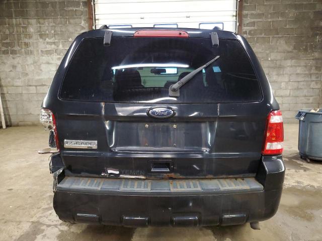 1FMCU9D71AKA55359 - 2010 FORD ESCAPE XLT BLACK photo 6