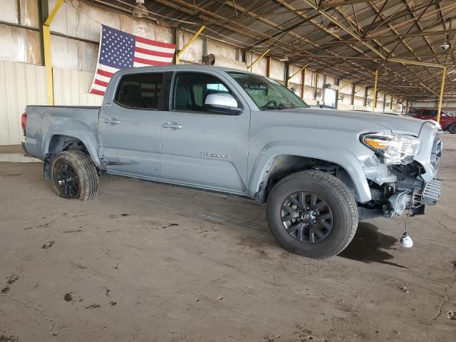 3TMAZ5CN4MM154275 - 2021 TOYOTA TACOMA DOUBLE CAB GRAY photo 4