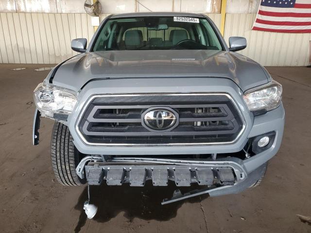 3TMAZ5CN4MM154275 - 2021 TOYOTA TACOMA DOUBLE CAB GRAY photo 5