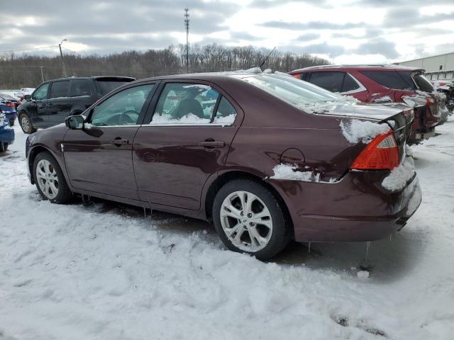 3FAHP0HG1CR172399 - 2012 FORD FUSION SE BROWN photo 2