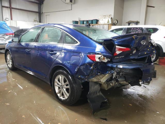 5NPE24AF9HH461397 - 2017 HYUNDAI SONATA SE BLUE photo 2