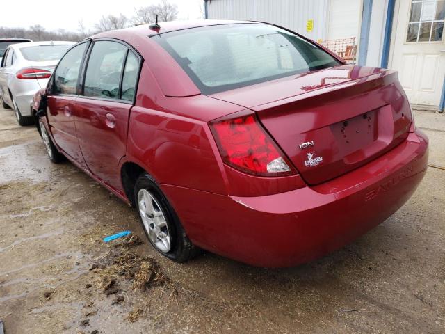 1G8AJ55F07Z189132 - 2007 SATURN ION LEVEL 2 მუქწითელი ფოტო 2