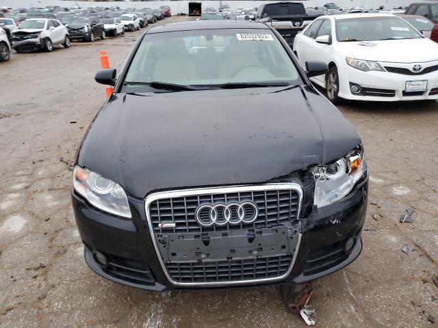 WAUDH78EX8A012971 - 2008 AUDI A4 3.2 QUATTRO BLACK photo 5