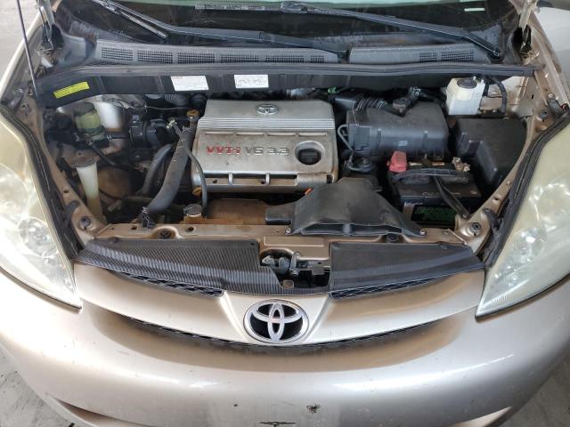 5TDZA22C86S540211 - 2006 TOYOTA SIENNA XLE TAN photo 12