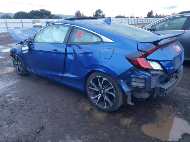 2HGFC3A56JH750059 - 2018 HONDA CIVIC SI BLUE photo 2