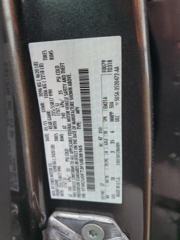 1FMCU0F73FUB38165 - 2015 FORD ESCAPE S CHARCOAL photo 13