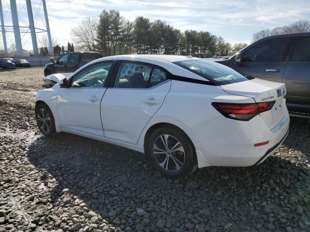 3N1AB8CV8NY271747 - 2022 NISSAN SENTRA SV WHITE photo 2