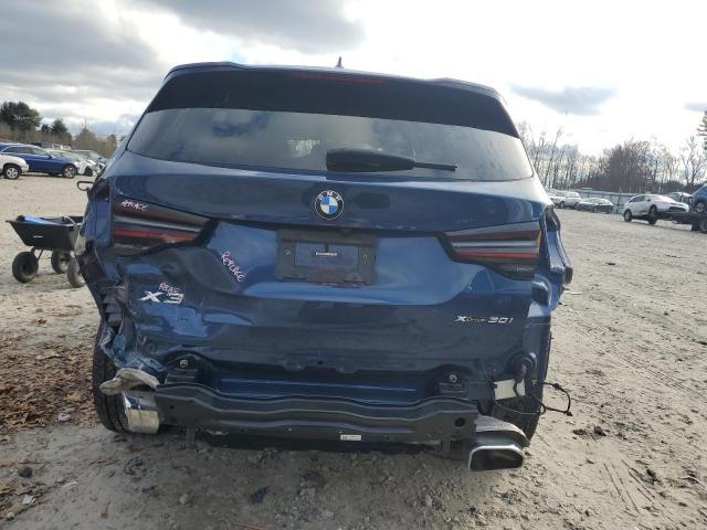 5UX53DP02N9K53848 - 2022 BMW X3 XDRIVE30I BLUE photo 6