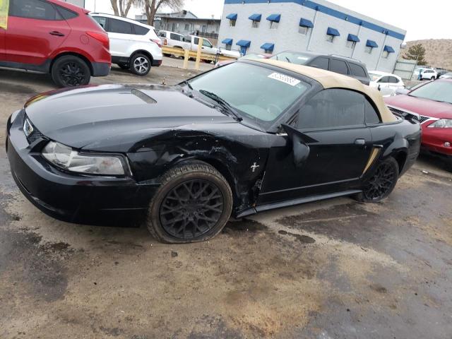 1FAFP44491F161316 - 2001 FORD MUSTANG BLACK photo 1