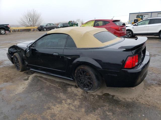 1FAFP44491F161316 - 2001 FORD MUSTANG BLACK photo 2