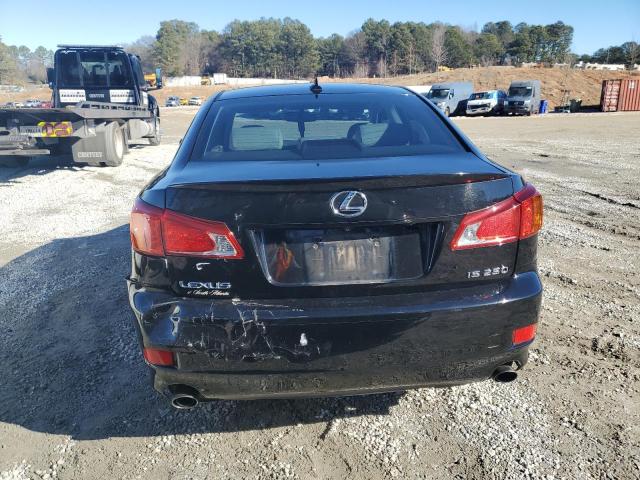 JTHBF5C24A2098360 - 2010 LEXUS IS 250 BLACK photo 6