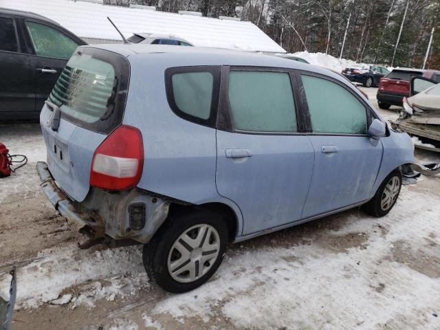 JHMGD38478S025407 - 2008 HONDA FIT BLUE photo 3