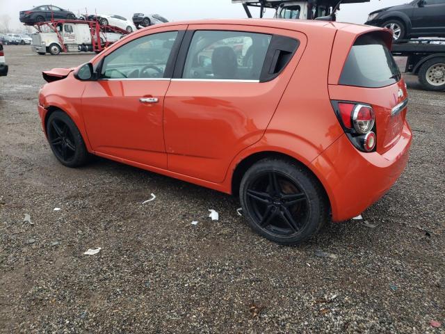 1G1JC6EHXC4108323 - 2012 CHEVROLET SONIC LT ORANGE photo 2