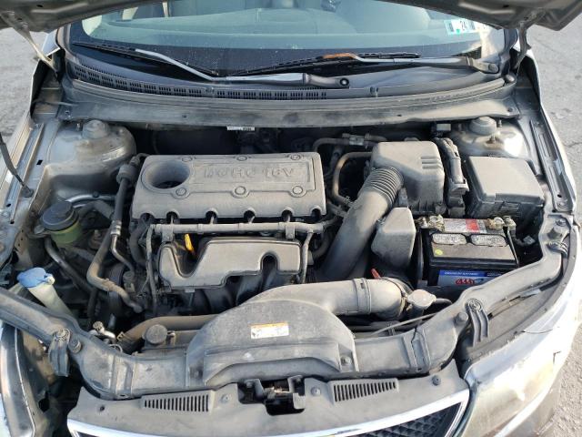 KNAFU4A28A5046828 - 2010 KIA FORTE EX GRAY photo 11