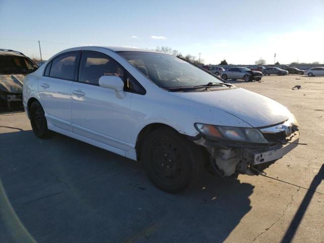 2HGFA1F5XAH588617 - 2010 HONDA CIVIC LX WHITE photo 4