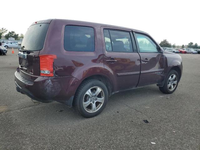 5FNYF4H6XEB046039 - 2014 HONDA PILOT EXL MAROON photo 3