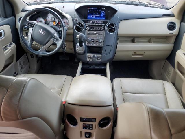 5FNYF4H6XEB046039 - 2014 HONDA PILOT EXL MAROON photo 8