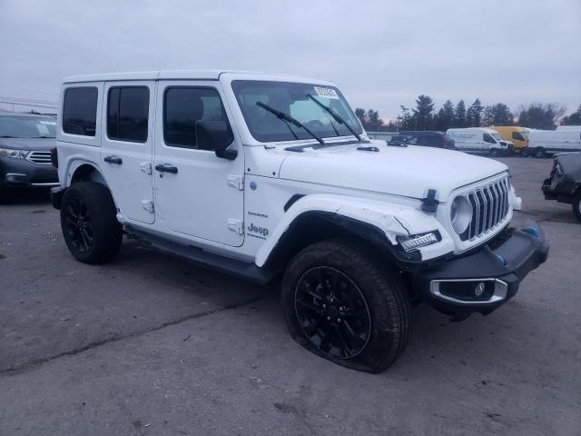 1C4RJXP66RW122170 - 2024 JEEP WRANGLER SAHARA 4XE WHITE photo 4