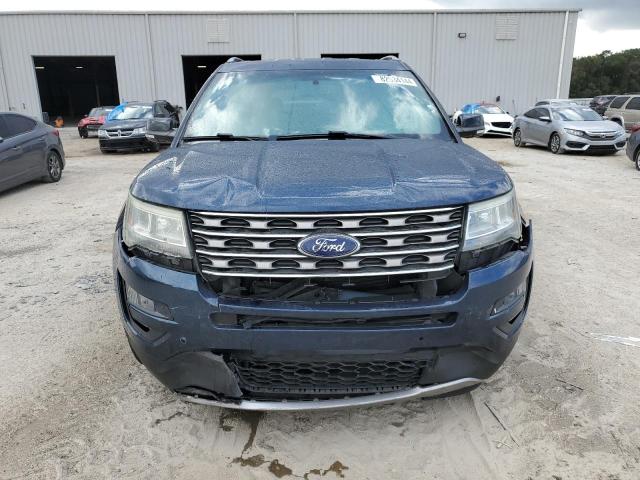 1FM5K7D81GGB31475 - 2016 FORD EXPLORER XLT BLUE photo 5