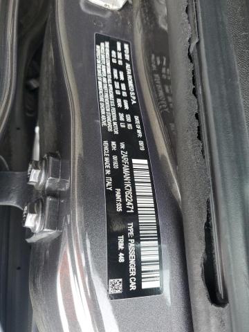 ZARFAMAN1K7622471 - 2019 ALFA ROMEO GIULIA Gri fotoğraf 12
