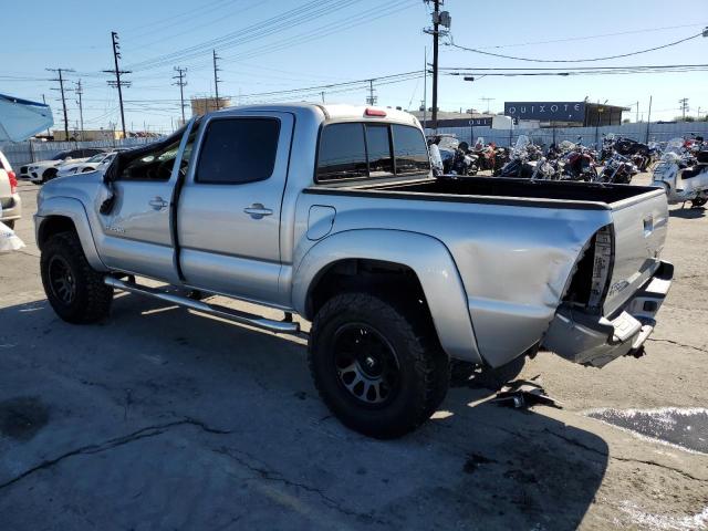 5TELU42N27Z396041 - 2007 TOYOTA TACOMA DOUBLE CAB ვერცხლისფერი ფოტო 2