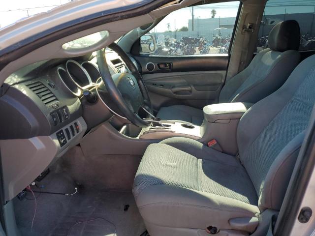 5TELU42N27Z396041 - 2007 TOYOTA TACOMA DOUBLE CAB ვერცხლისფერი ფოტო 7