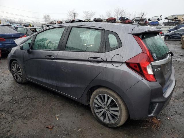 3HGGK5H80FM768097 - 2015 HONDA FIT EX GRAY photo 2