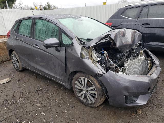 3HGGK5H80FM768097 - 2015 HONDA FIT EX GRAY photo 4