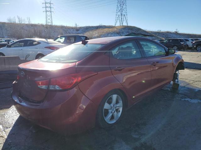 5NPDH4AE3DH245556 - 2013 HYUNDAI ELANTRA GLS BURGUNDY photo 3