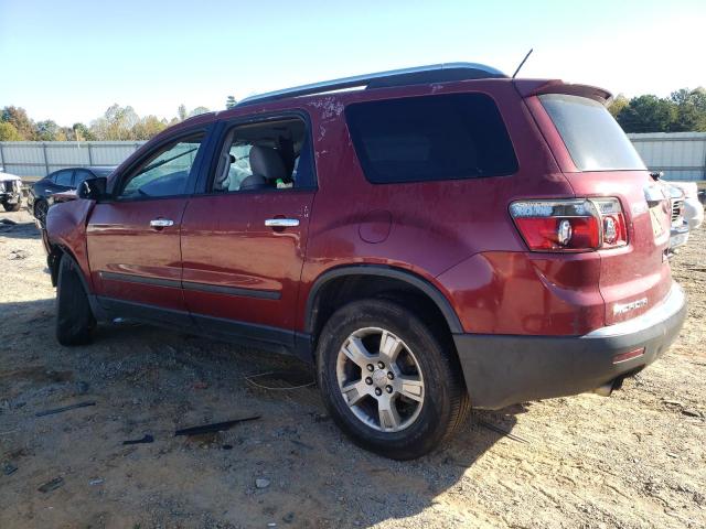 1GKER13D79J184025 - 2009 GMC ACADIA SLE MAROON photo 2