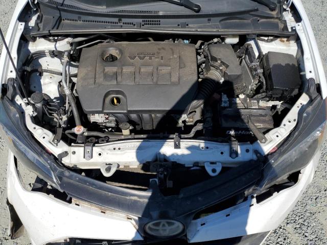 2T1BURHE6KC213531 - 2019 TOYOTA COROLLA L WHITE photo 11