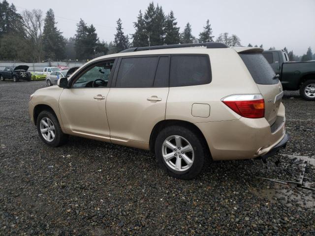 JTEDS41A182062089 - 2008 TOYOTA HIGHLANDER GOLD photo 2