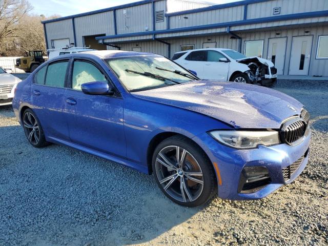 3MW5R7J06L8B13199 - 2020 BMW 330XI BLUE photo 4