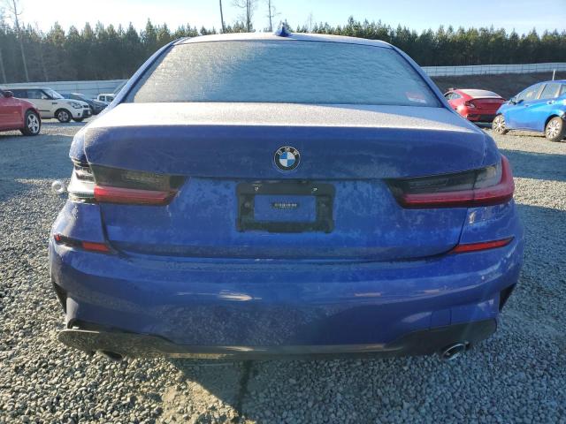 3MW5R7J06L8B13199 - 2020 BMW 330XI BLUE photo 6