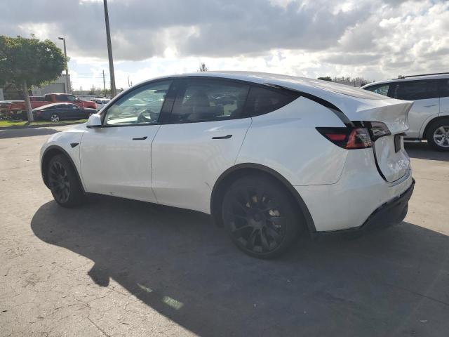 5YJYGDEDXMF103452 - 2021 TESLA MODEL Y WHITE photo 2