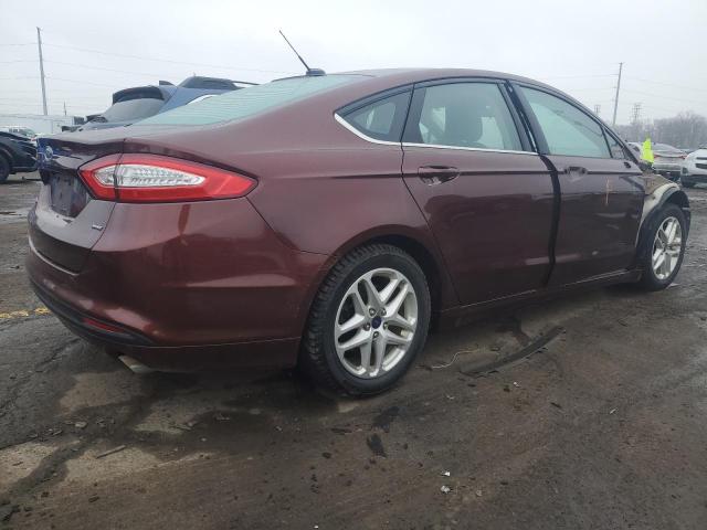 3FA6P0H79GR365400 - 2016 FORD FUSION SE BROWN photo 3