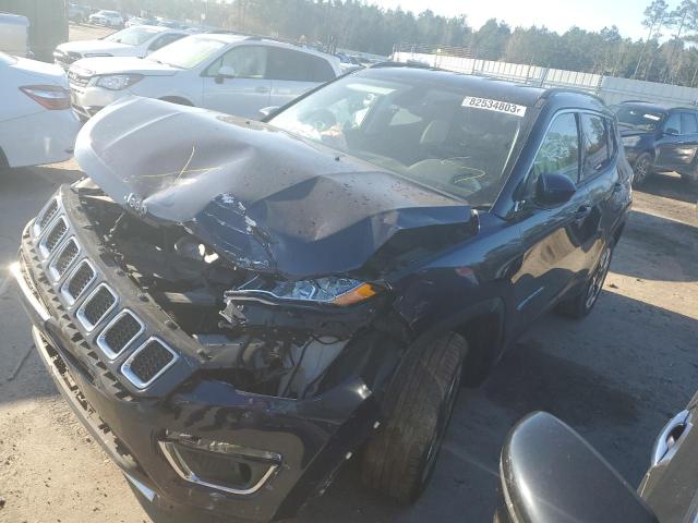 3C4NJDCB6JT398777 - 2018 JEEP COMPASS LIMITED BLUE photo 1