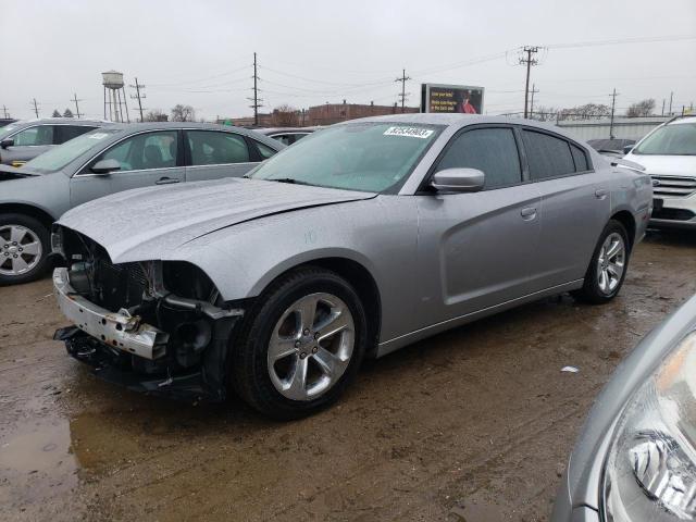 2C3CDXBGXDH680306 - 2013 DODGE CHARGER SE SILVER photo 1